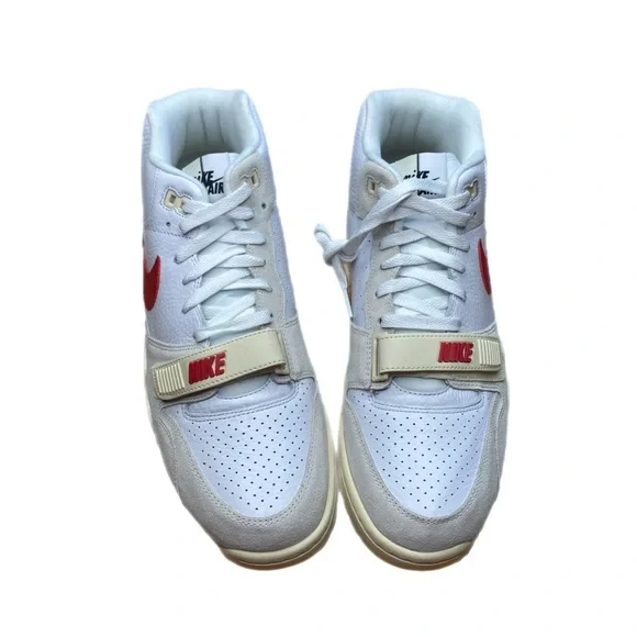 Nike Air Trainer 1 Split Chicago, Mens 12 Women’s 13.5 White and Red NWT Official Images // Nike Air Trainer 1 “Chicago Split  main image 4